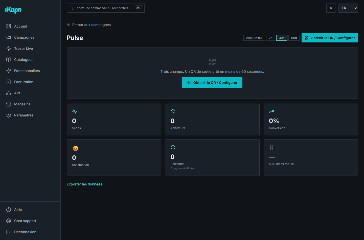 iKopn partner console, Pulse